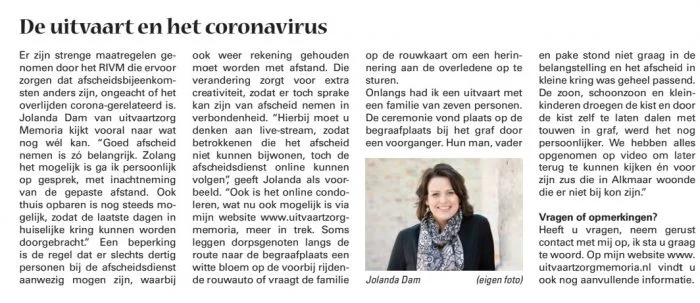 artikel De Binnenste Buitenpost april